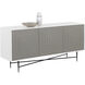 Ventana 65.5 X 18 inch Grey / Black Sideboard, Large